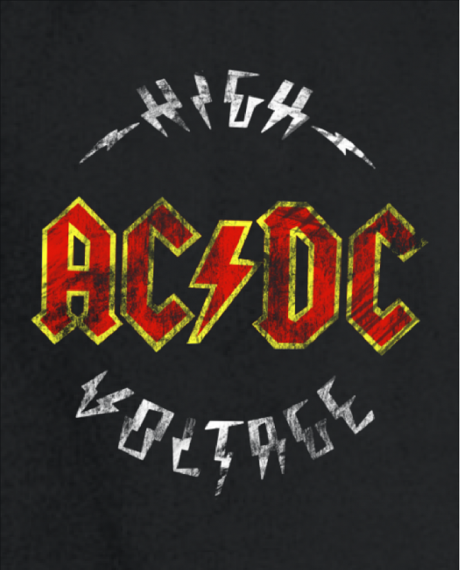 džemperis AC/DC high voltage